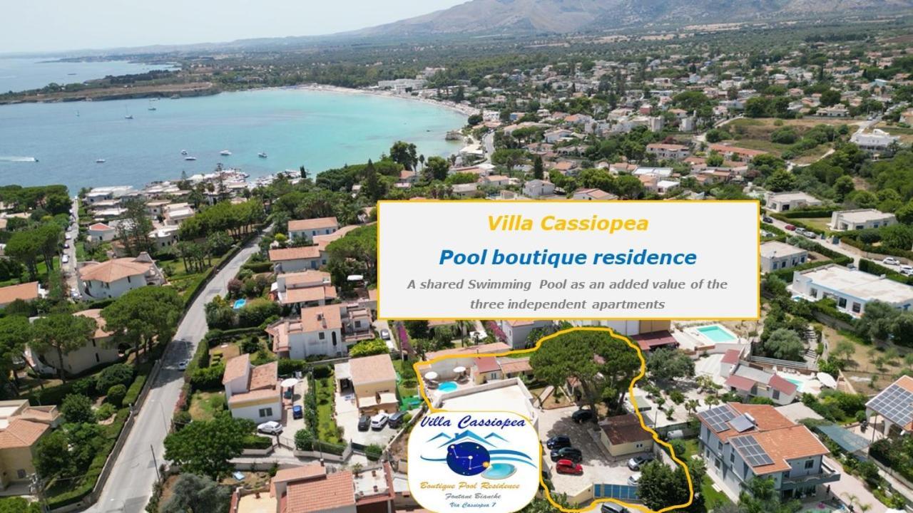 Pool Seaside Relais - Ville Ninfea, Marea, Rosa E Cassiopea Fontane Bianche Eksteriør bilde