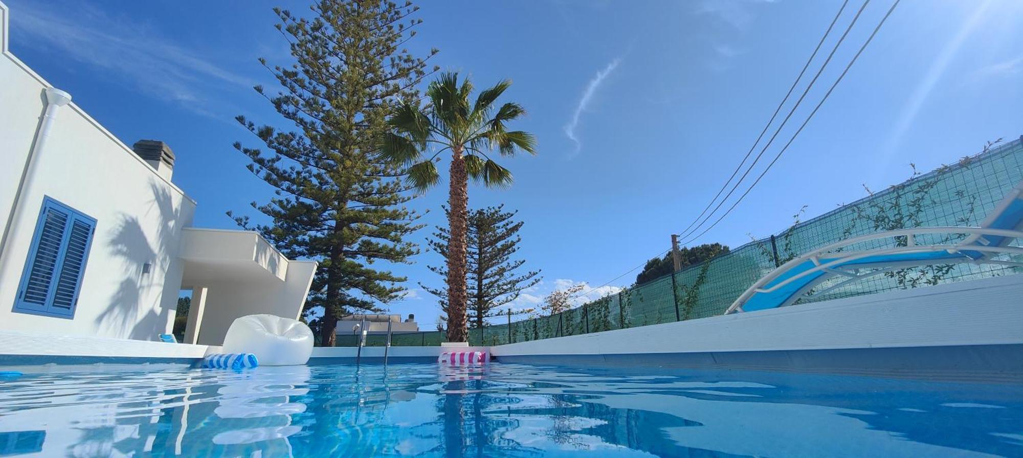 Pool Seaside Relais - Ville Ninfea, Marea, Rosa E Cassiopea Fontane Bianche Eksteriør bilde