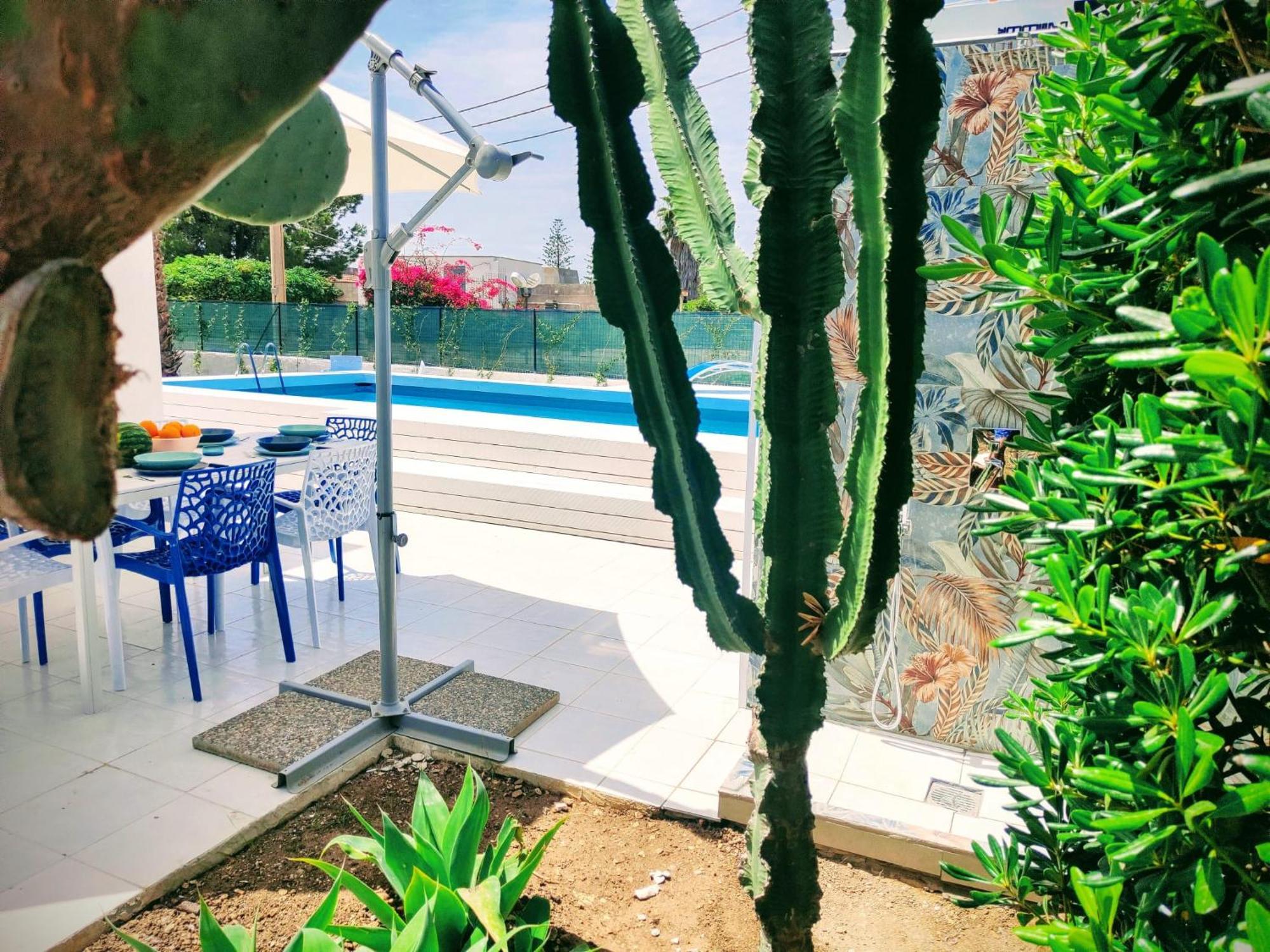 Pool Seaside Relais - Ville Ninfea, Marea, Rosa E Cassiopea Fontane Bianche Eksteriør bilde