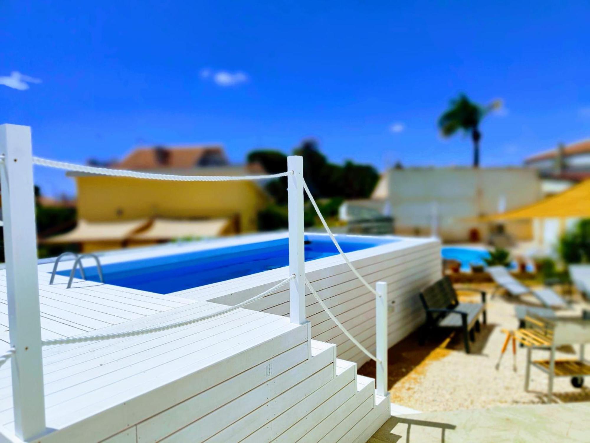Pool Seaside Relais - Ville Ninfea, Marea, Rosa E Cassiopea Fontane Bianche Eksteriør bilde
