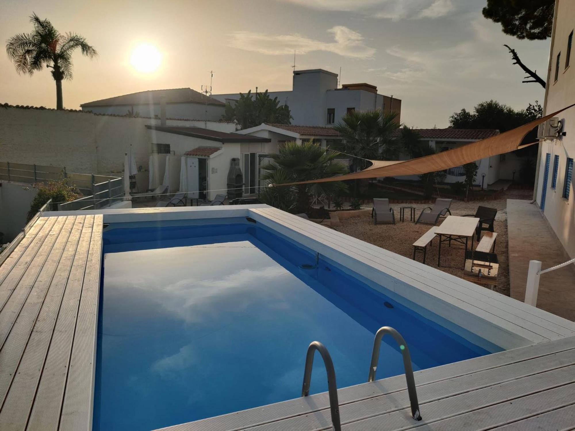 Pool Seaside Relais - Ville Ninfea, Marea, Rosa E Cassiopea Fontane Bianche Eksteriør bilde