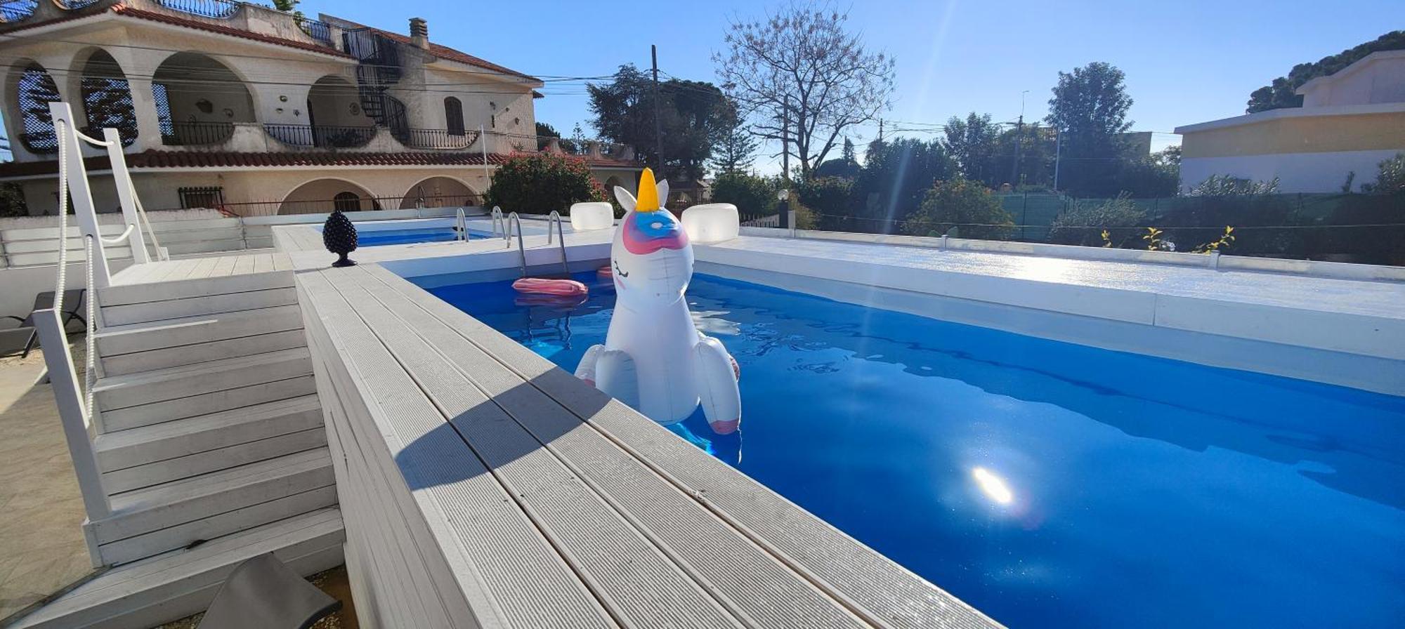 Pool Seaside Relais - Ville Ninfea, Marea, Rosa E Cassiopea Fontane Bianche Eksteriør bilde