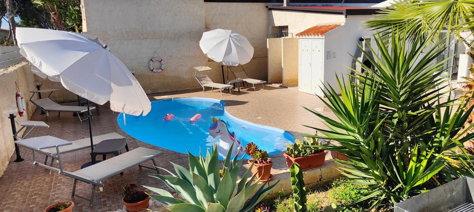 Pool Seaside Relais - Ville Ninfea, Marea, Rosa E Cassiopea Fontane Bianche Eksteriør bilde