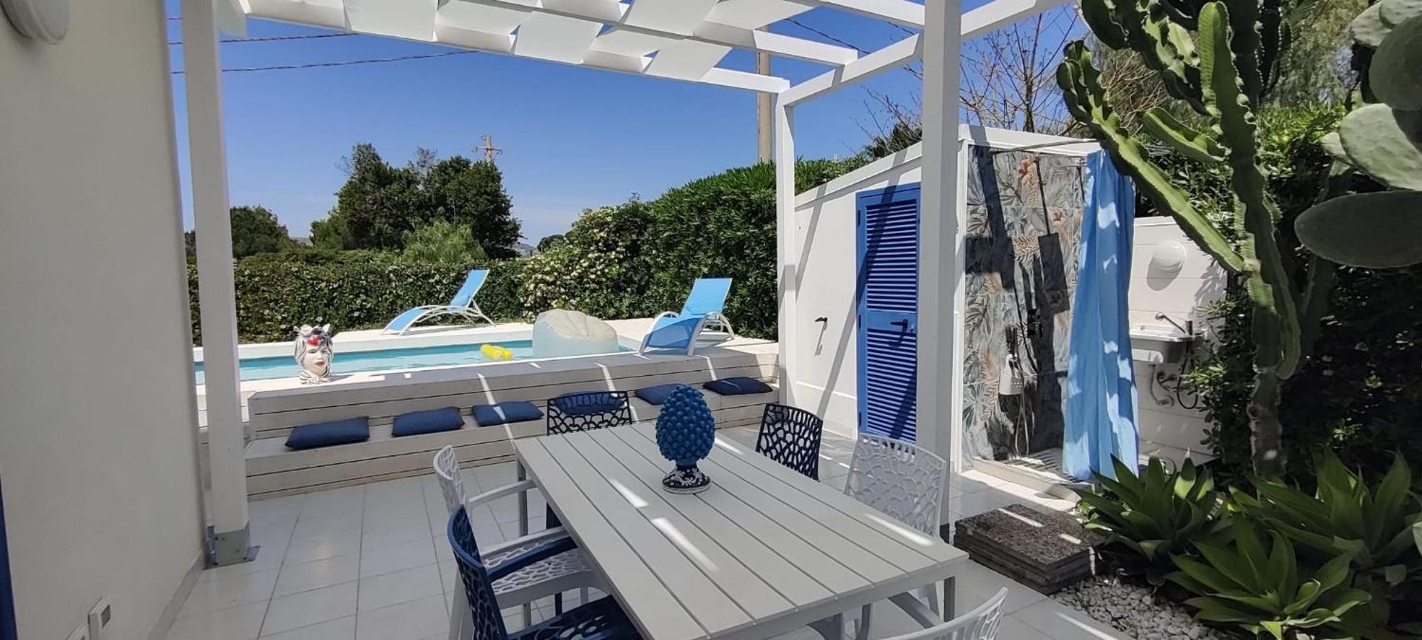 Pool Seaside Relais - Ville Ninfea, Marea, Rosa E Cassiopea Fontane Bianche Eksteriør bilde