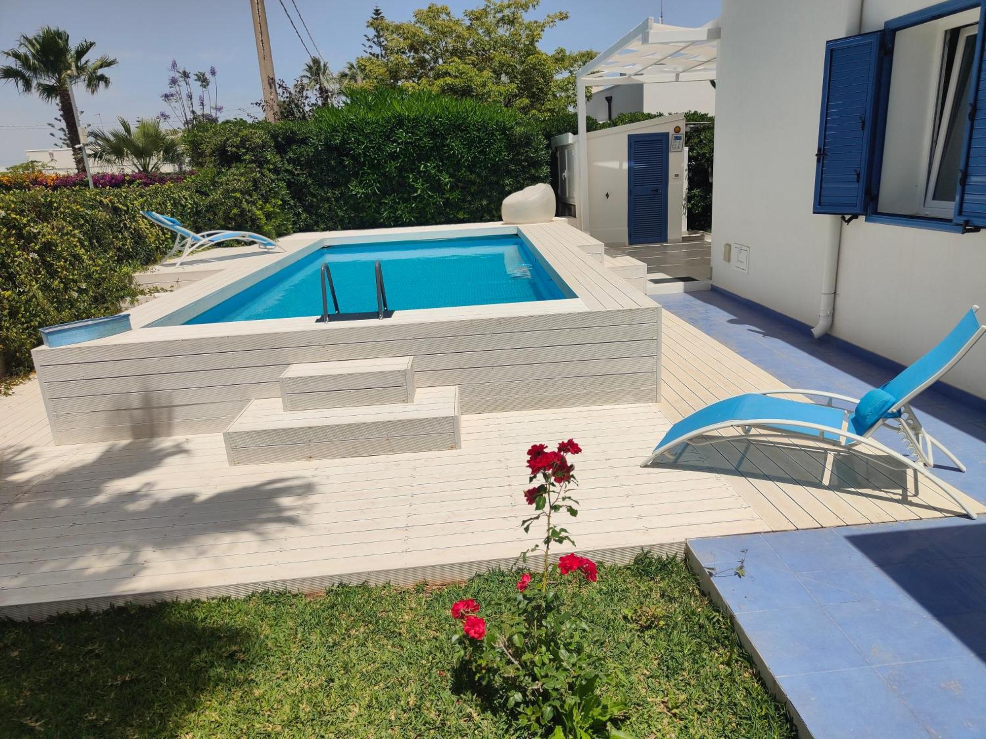 Pool Seaside Relais - Ville Ninfea, Marea, Rosa E Cassiopea Fontane Bianche Eksteriør bilde